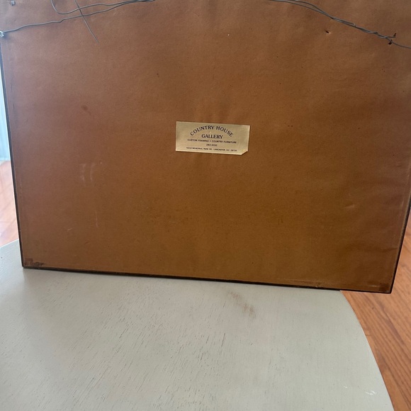 Vintage Art print “Monday” by Sandy Clough. Professionally framed at purchase. - Picture 2 of 6